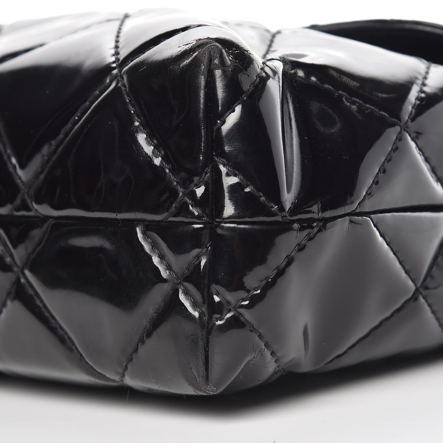 Chanel Vinyl Quilted In the Business Flap Bag Black 10 of 17