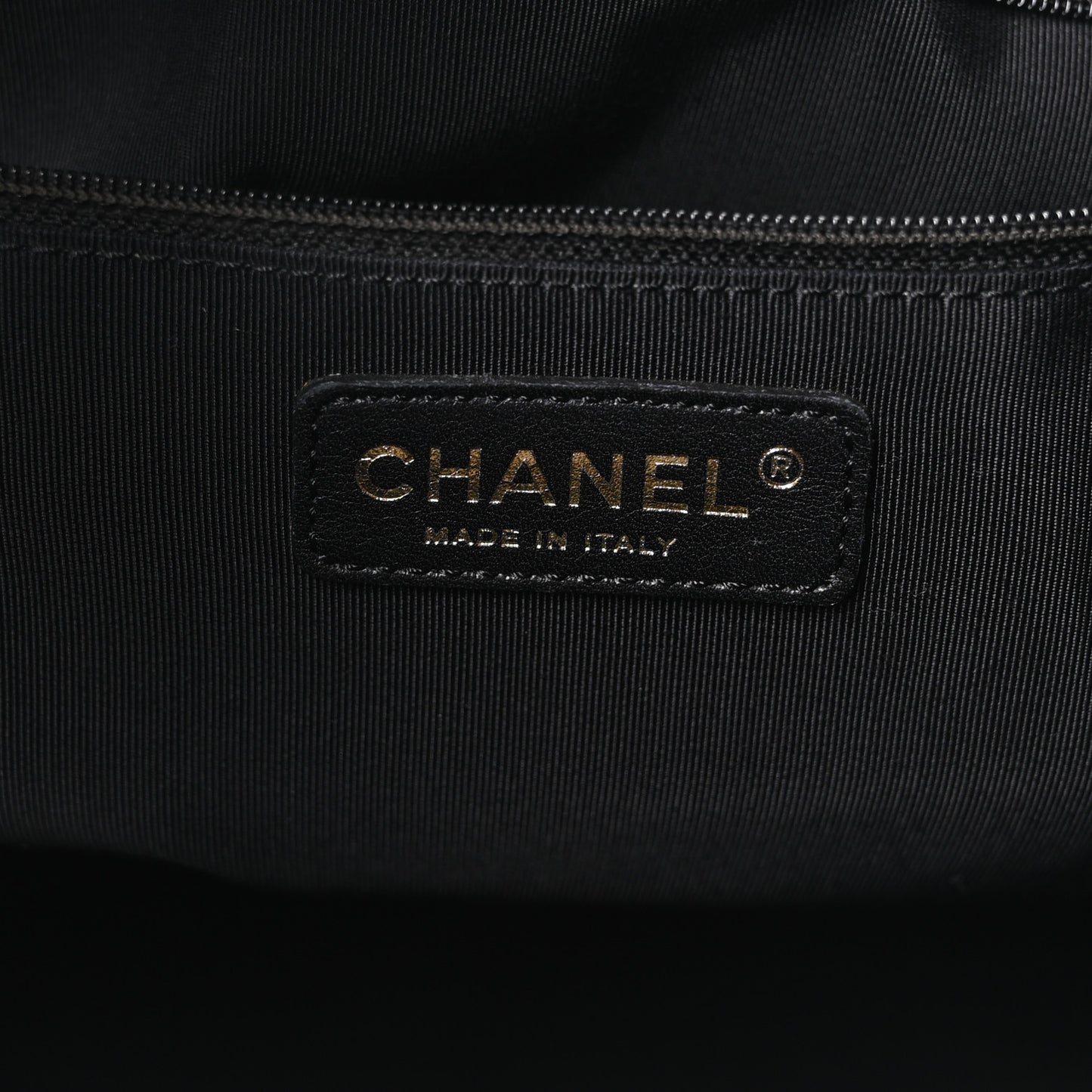 Calfskin Cerf Executive Shopper Tote Black