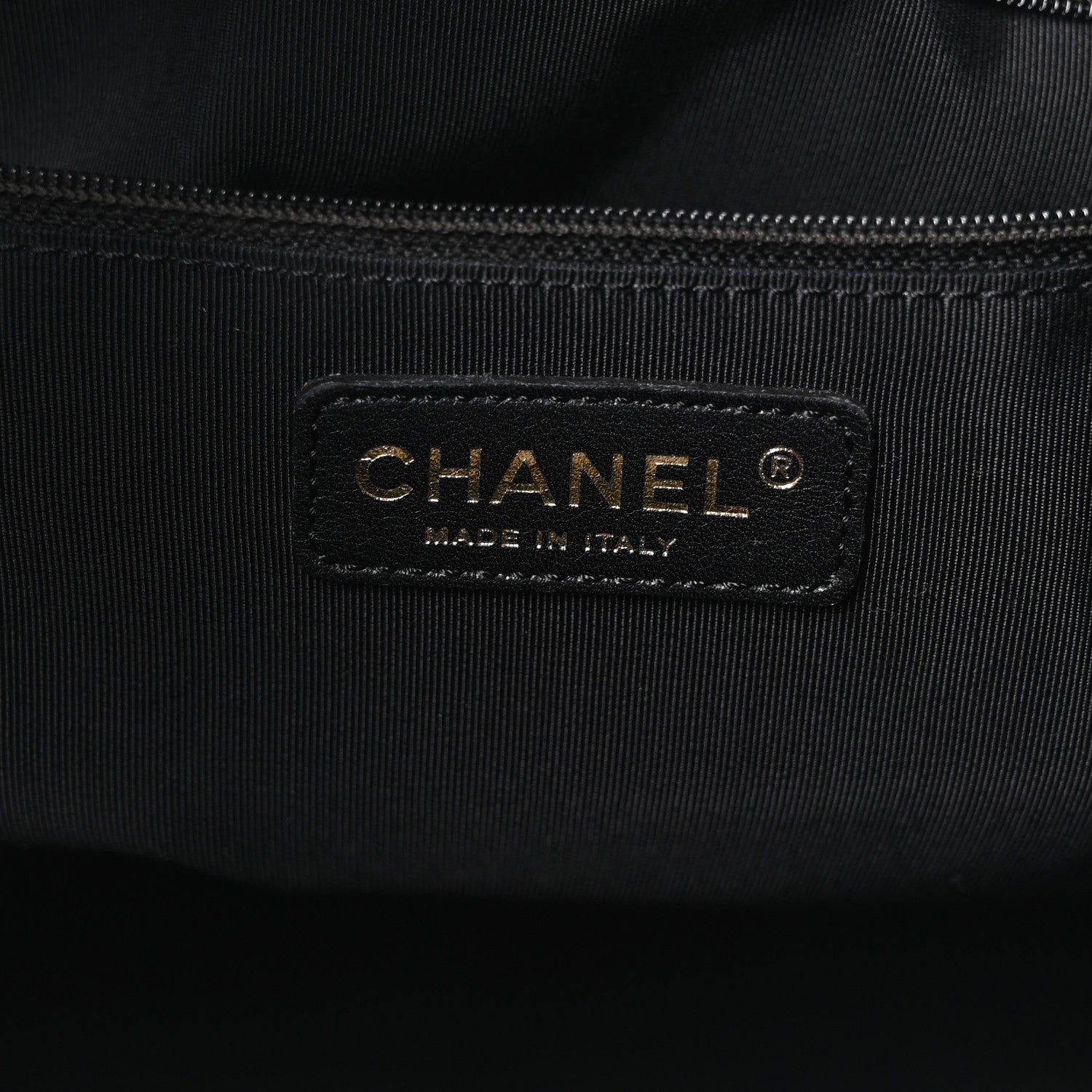 Chanel Calfskin Cerf Executive Shopper Tote Black 7 of 11