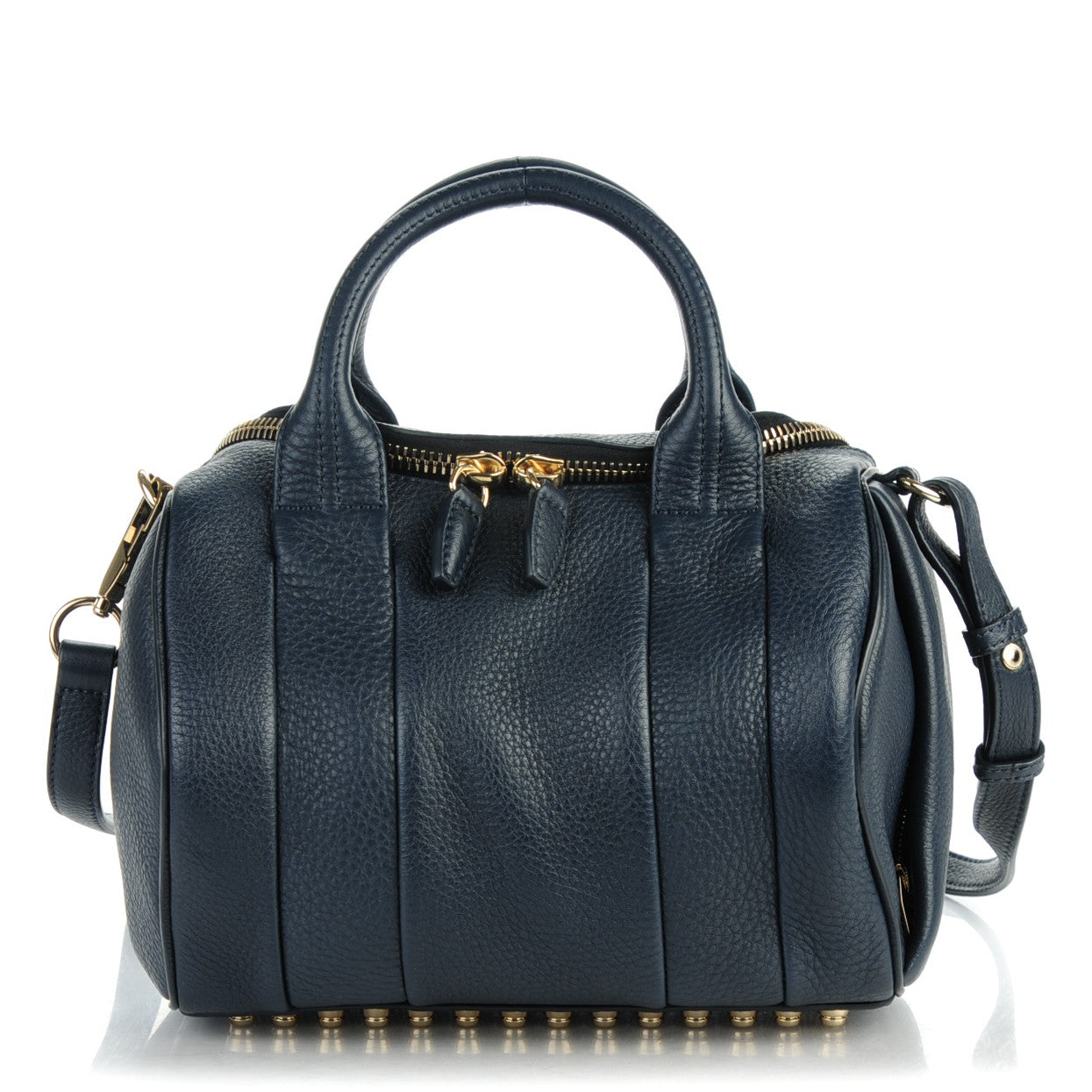 Pebbled Lambskin Rockie Navy