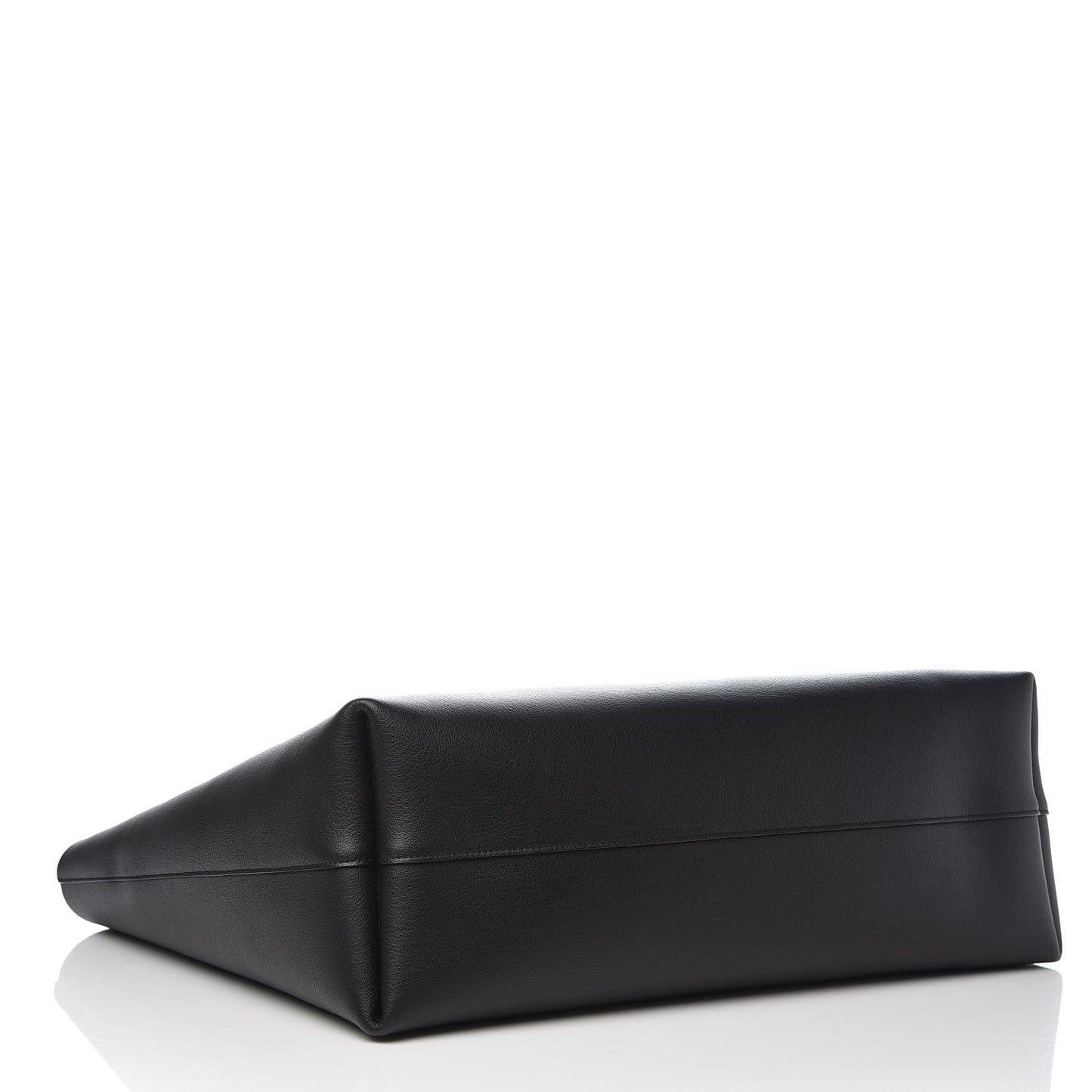 Calfskin Large Shopping Tote Black