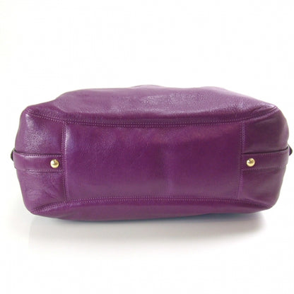 FASHIONPHILE COACHLeatherMaggieLargeTotePlum 5 of 10