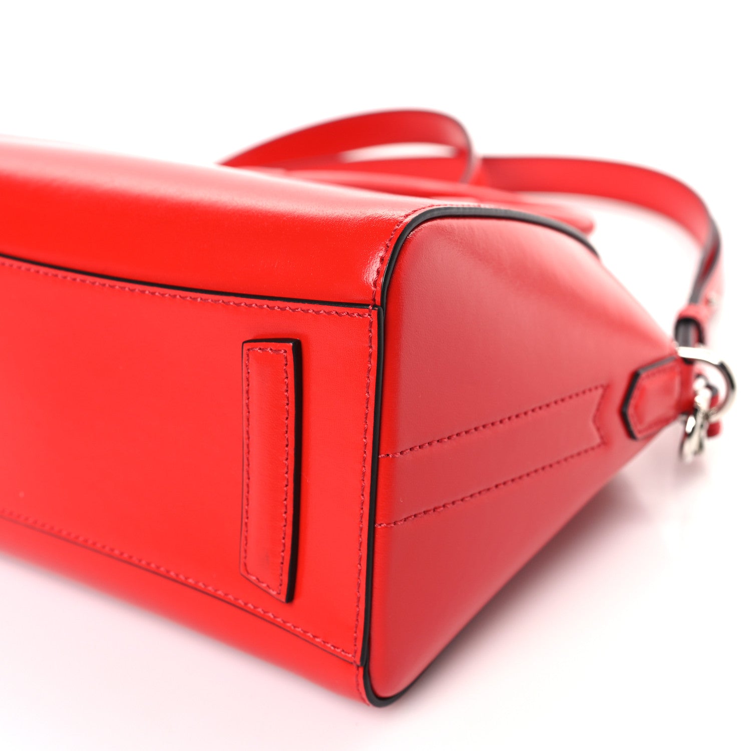 Givenchy Shiny Lord Calfskin Mini Antigona Red 9 of 9