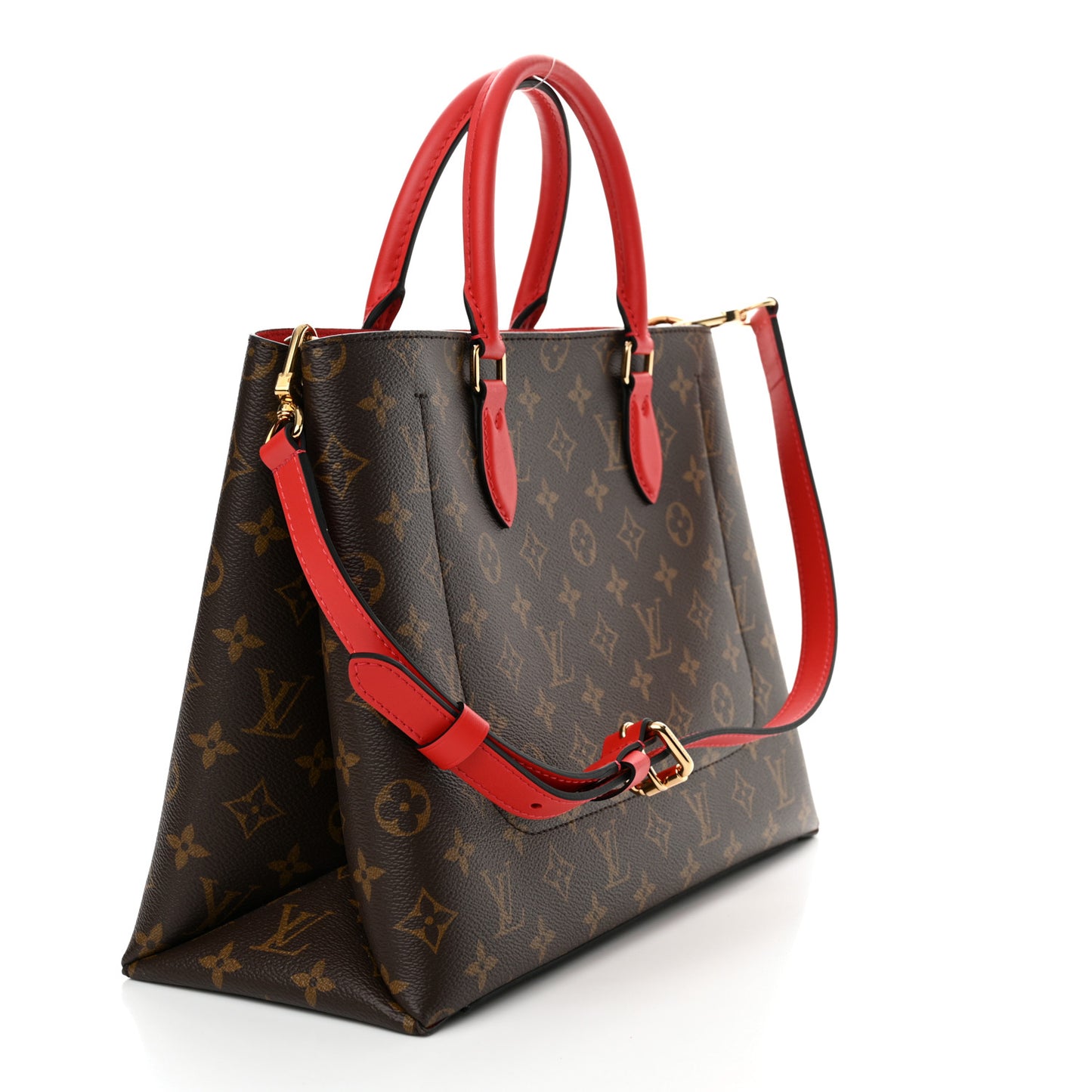 Monogram Flower Tote Coquelicot