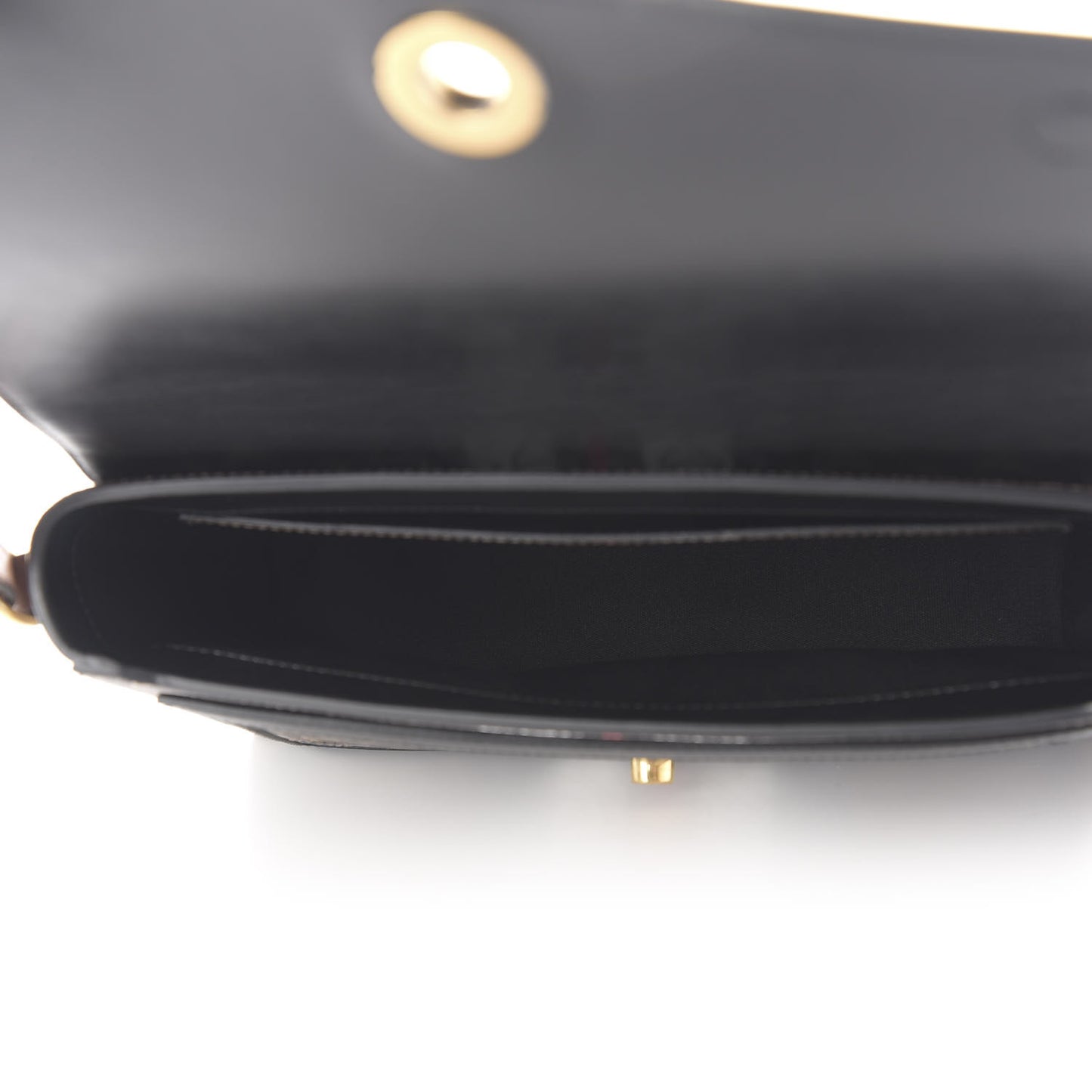 E-Canvas Monogram Stripe Note Crossbody Bag Bridle Brown