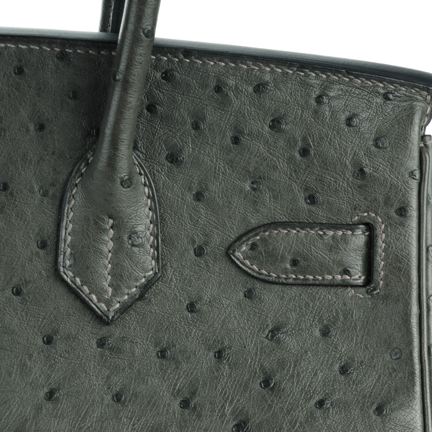 Hermes Ostrich Birkin 30 Graphite 25 of 27