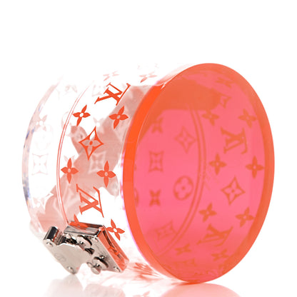 Louis Vuitton Transparent Plexiglass Box Scott Fluorescent Pink 4 of 6