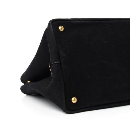 Prada Canapa Logo Tote Black 7 of 9