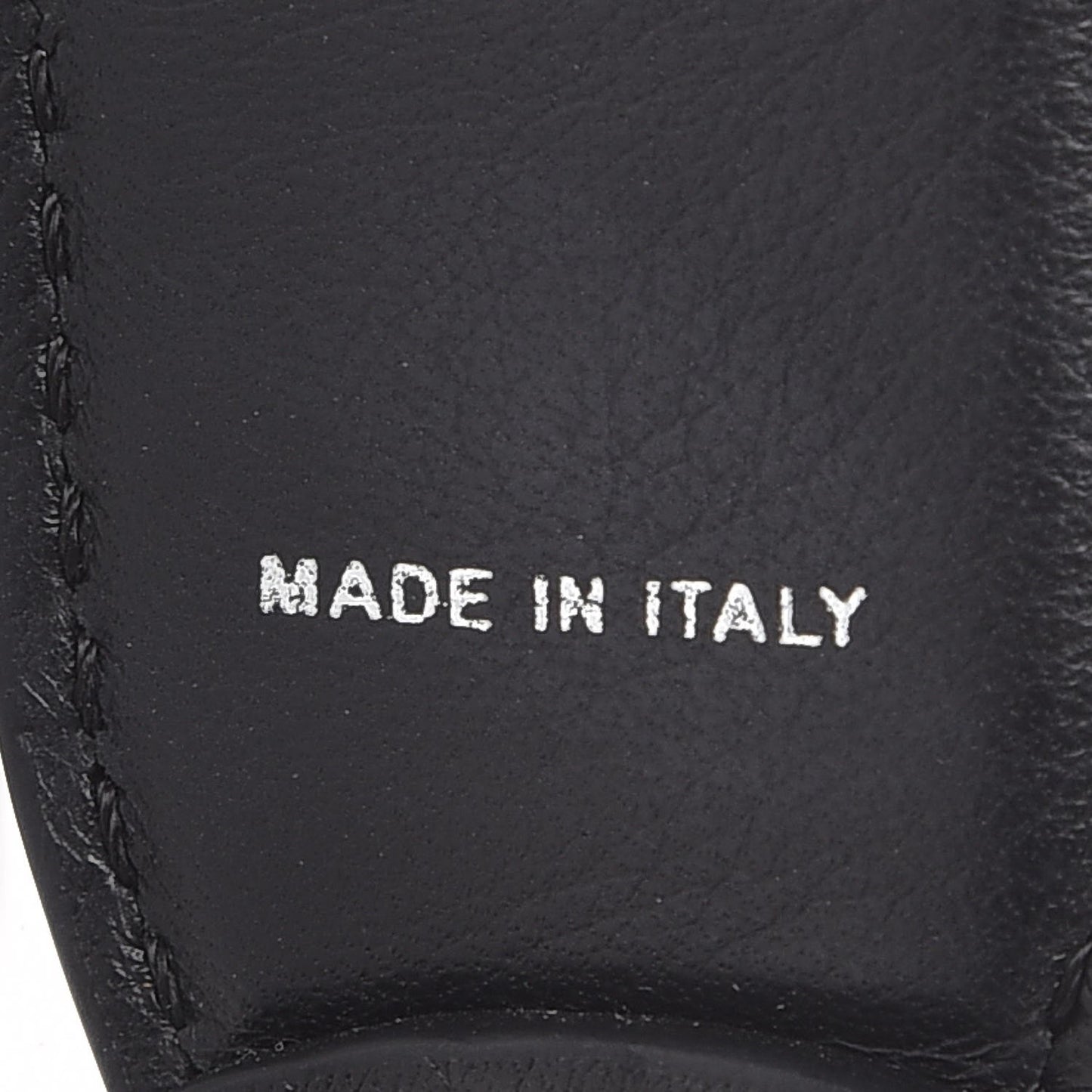 Calfskin Studded Mini Strap You Black