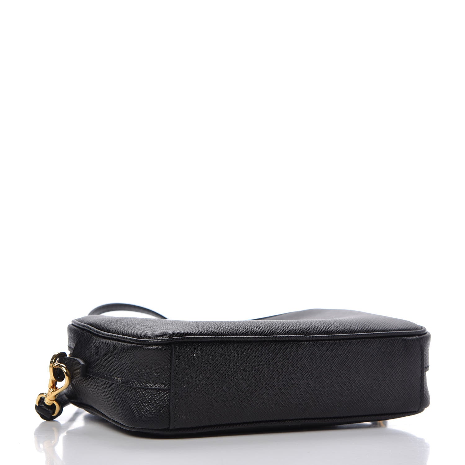 Prada Saffiano Lux Small Camera Crossbody Bag Black 4 of 10