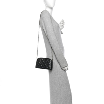 Chanel Caviar Quilted Classic Clutch with Chain Black 2 of 11