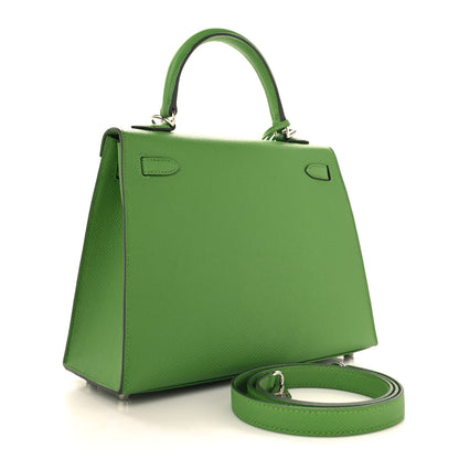 Hermes Epsom Kelly Sellier 25 Vert Yucca 3 of 10
