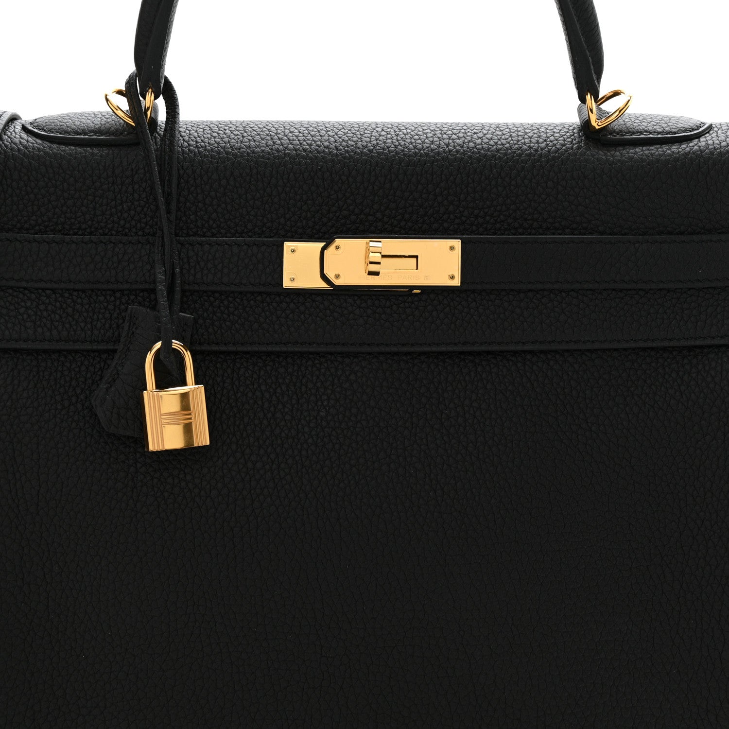 Hermes Taurillon Clemence Kelly Retourne 35 Black 8 of 10