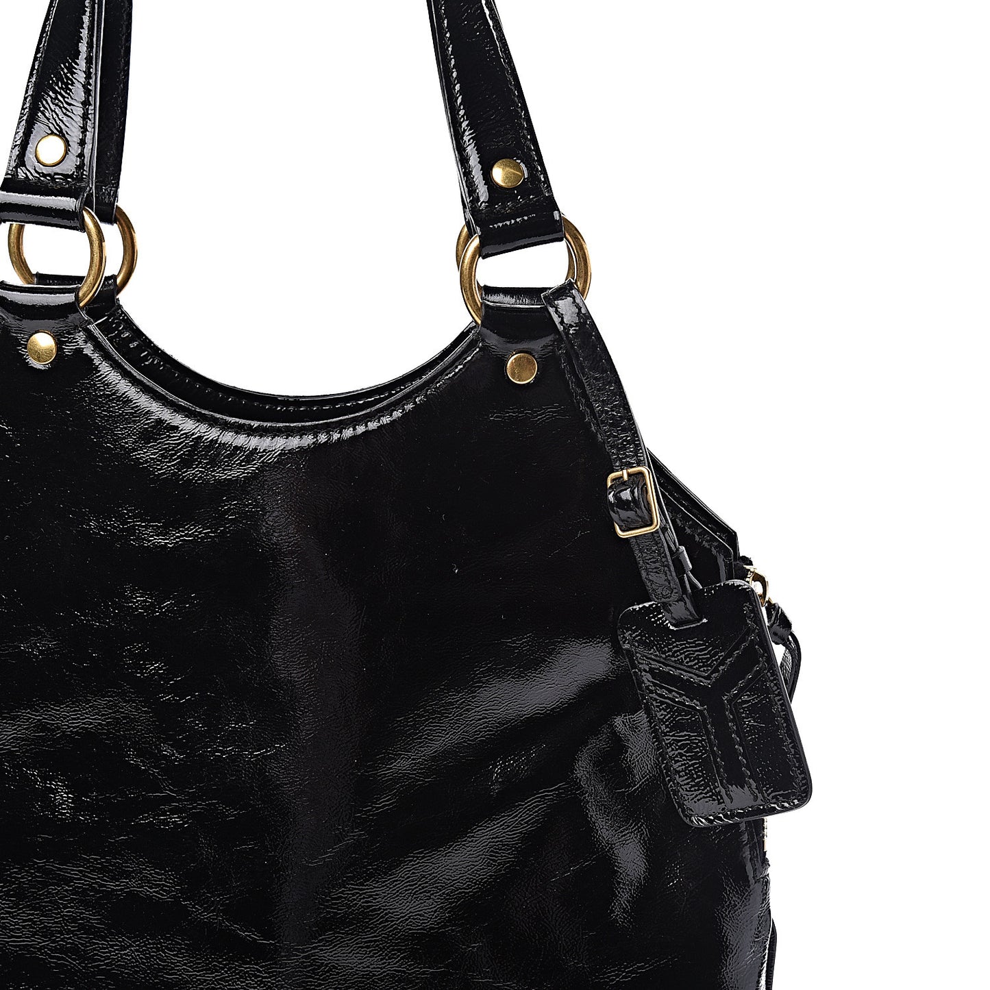 Patent Tribute Tote Black
