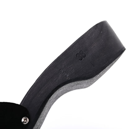 Chanel Suede CC Buckle Clogs 38 Black 11 of 16