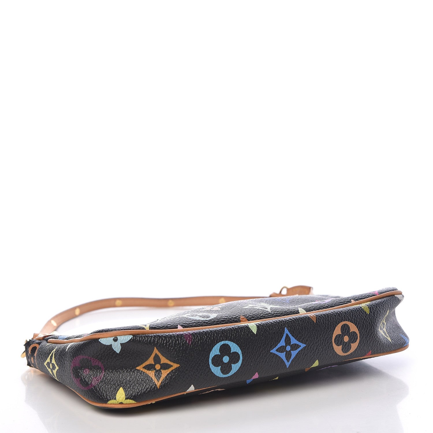 Louis Vuitton Monogram Multicolor Pochette Accessories Black 4 of 13