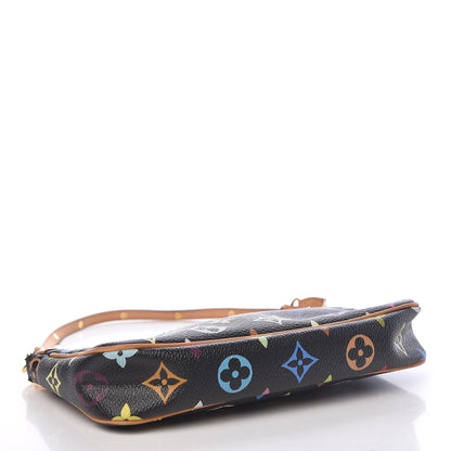 Louis Vuitton Monogram Multicolor Pochette Accessories Black 4 of 13