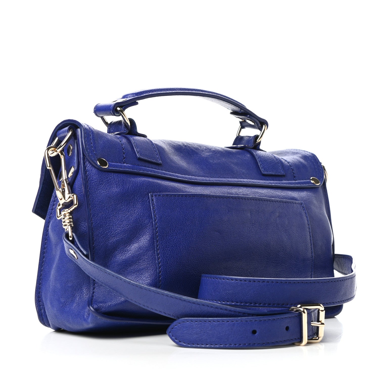 Proenza Schouler Lambskin Tiny PS1 Satchel Royal Blue 3 of 9