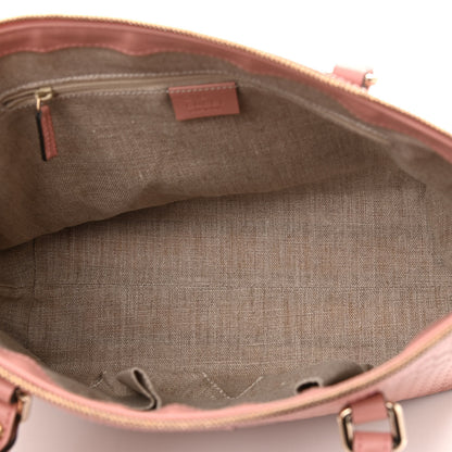 Gucci Soft Microguccissima Small Zippered Satchel Soft Pink 5 of 10