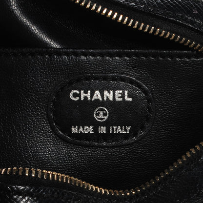Chanel Grained Calfskin Vanity Cosmetic Case Black 5 of 8