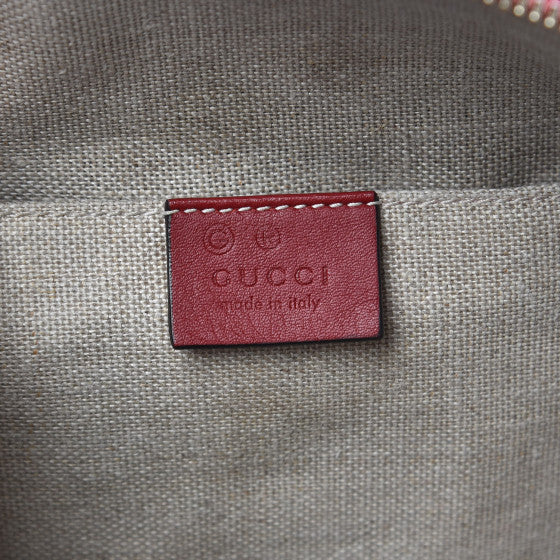 Soft Microguccissima Mini Dome Bag Rosso