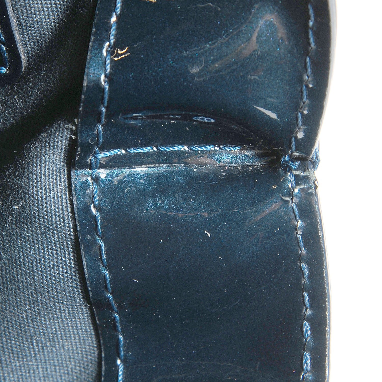 Louis Vuitton Vernis Wilshire PM Blue Nuit 7 of 7