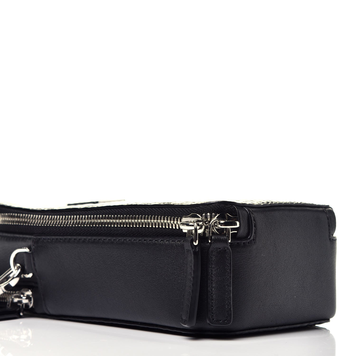 MCM Visetos Crossbody Pouch Black 7 of 8