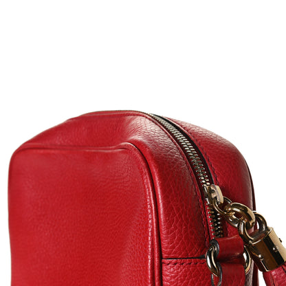 Gucci Pebbled Calfskin Small Soho Disco Bag Tabasco Red 16 of 16