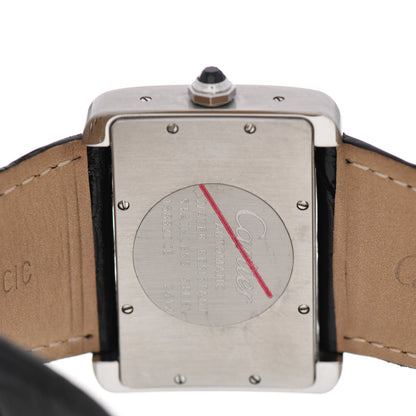 Cartier Stainless Steel Alligator 38mm Tank Divan Automatic Watch 4 of 4