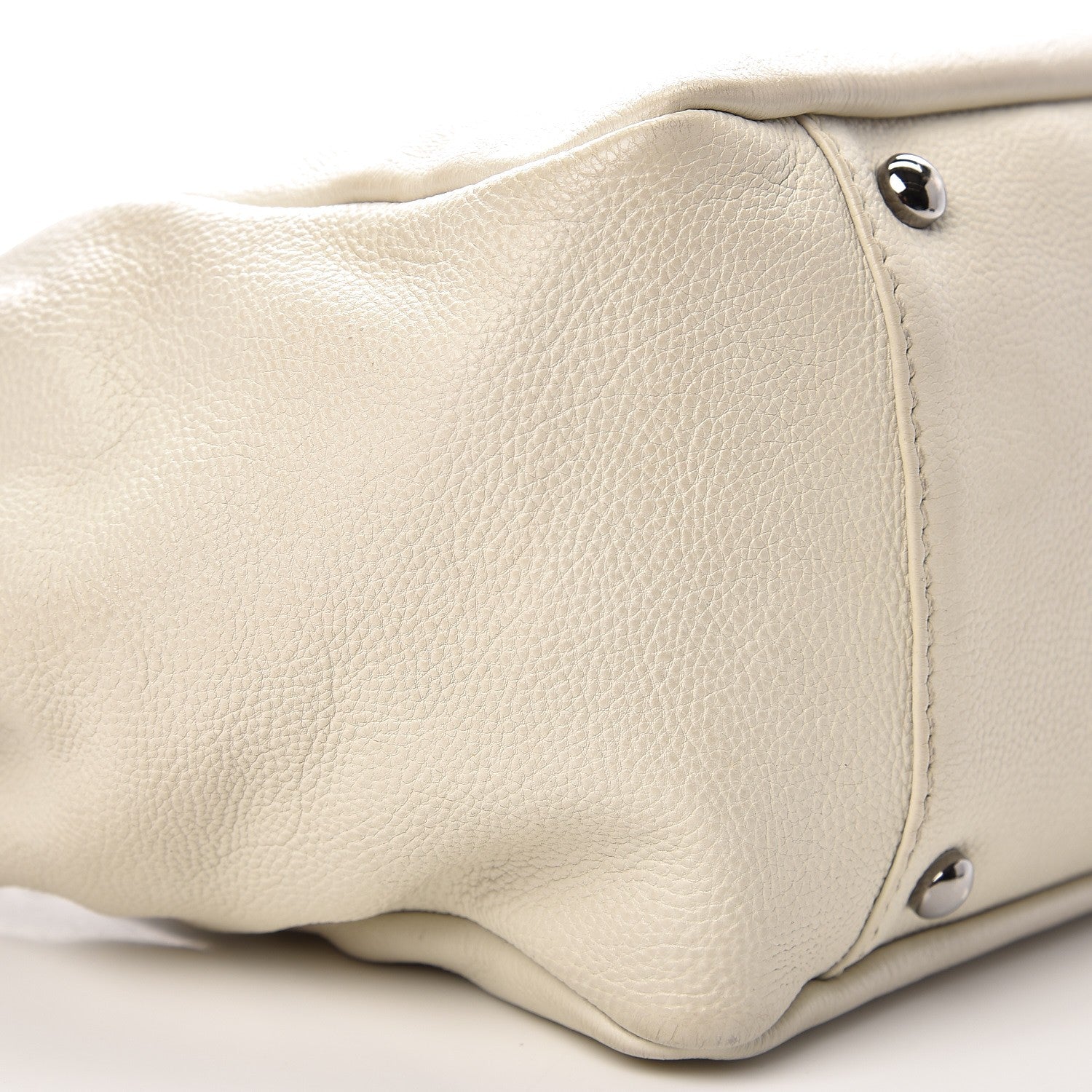 Chanel Calfskin Diamond Stitch Accordion Flap White 11 of 15