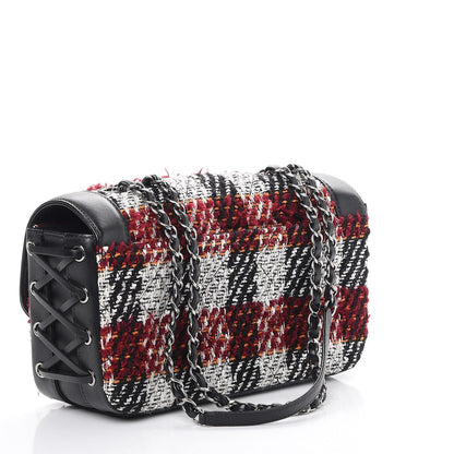 Chanel Tweed Quilted Calfskin Coco Corset Flap Multicolor 3 of 11