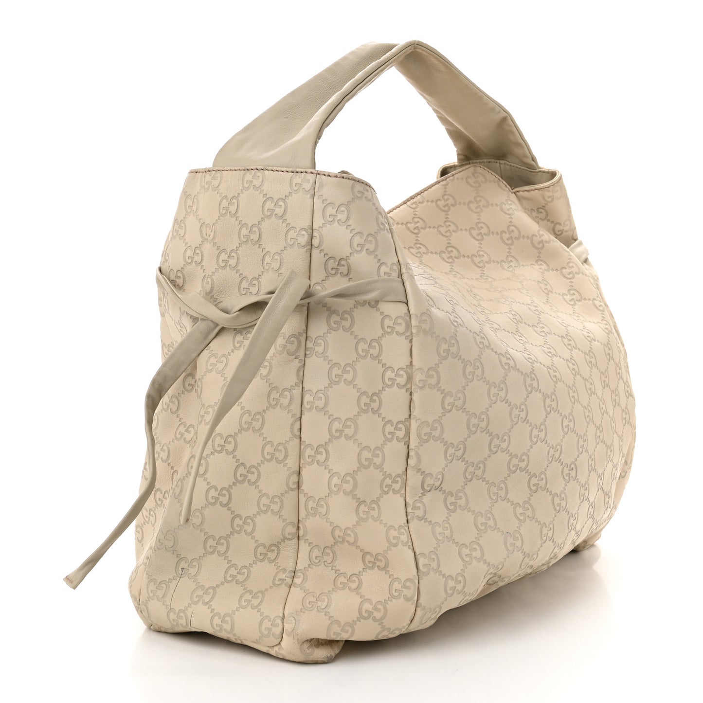 Guccissima Medium Hysteria Tote Ivory