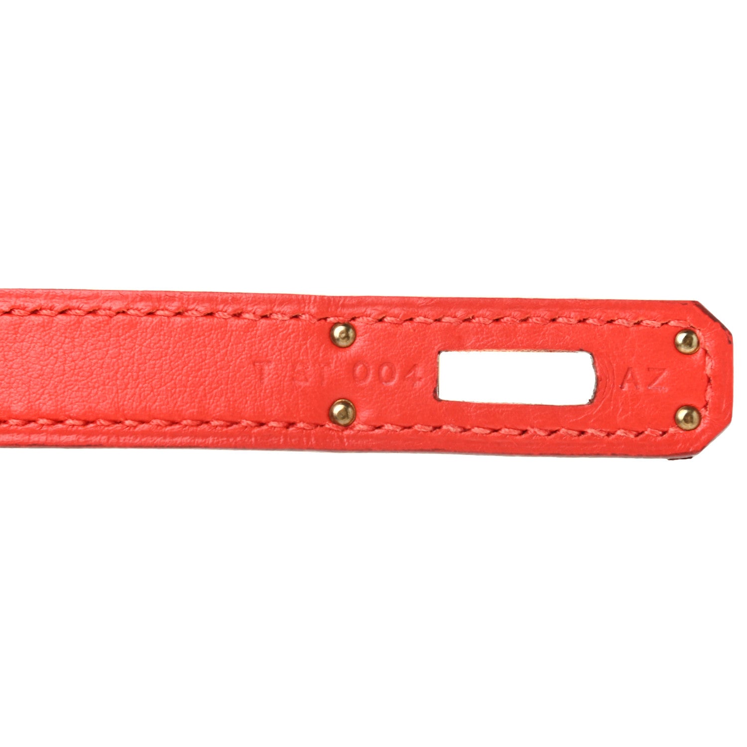 Hermes Swift Kelly Cut Clutch Pochette Capucine 8 of 8