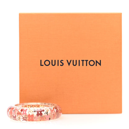 Louis Vuitton Resin Swarovski Small Inclusion GM Bracelet Tangerine 5 of 5