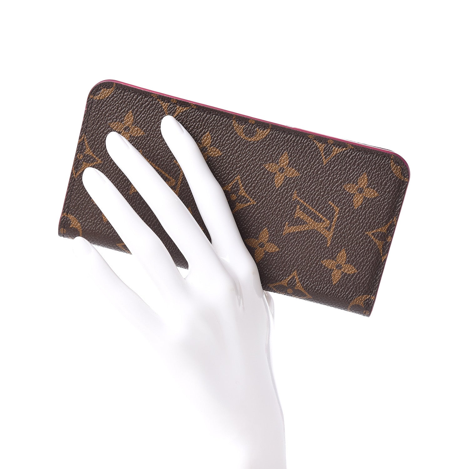 Louis Vuitton Monogram iPhone XS Max Folio Case Rose Pop 3 of 7