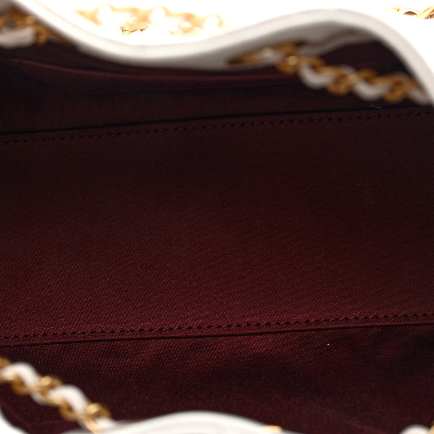 Caviar Quilted Mini Chanel 25 Handbag White
