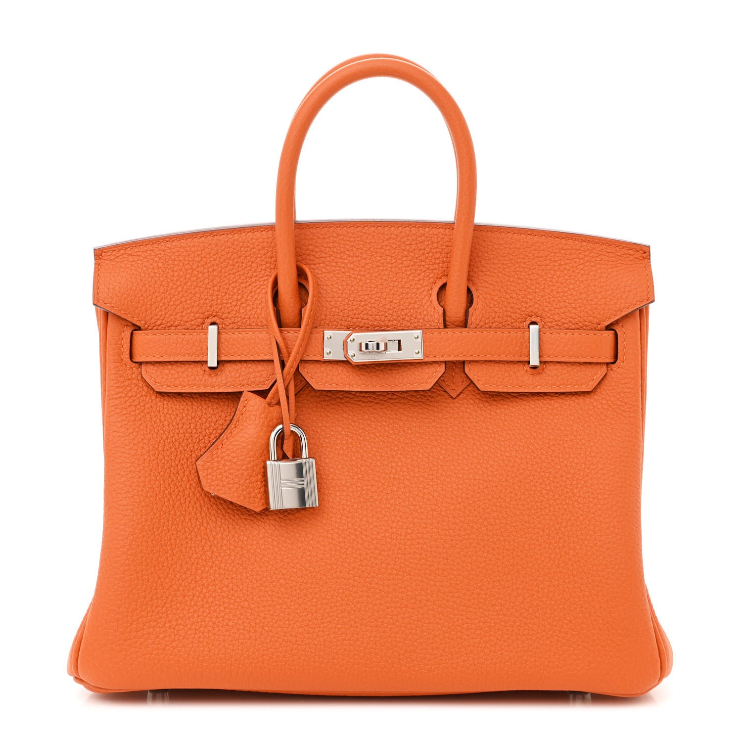Hermes Togo Birkin 25 Orange 1 of 11