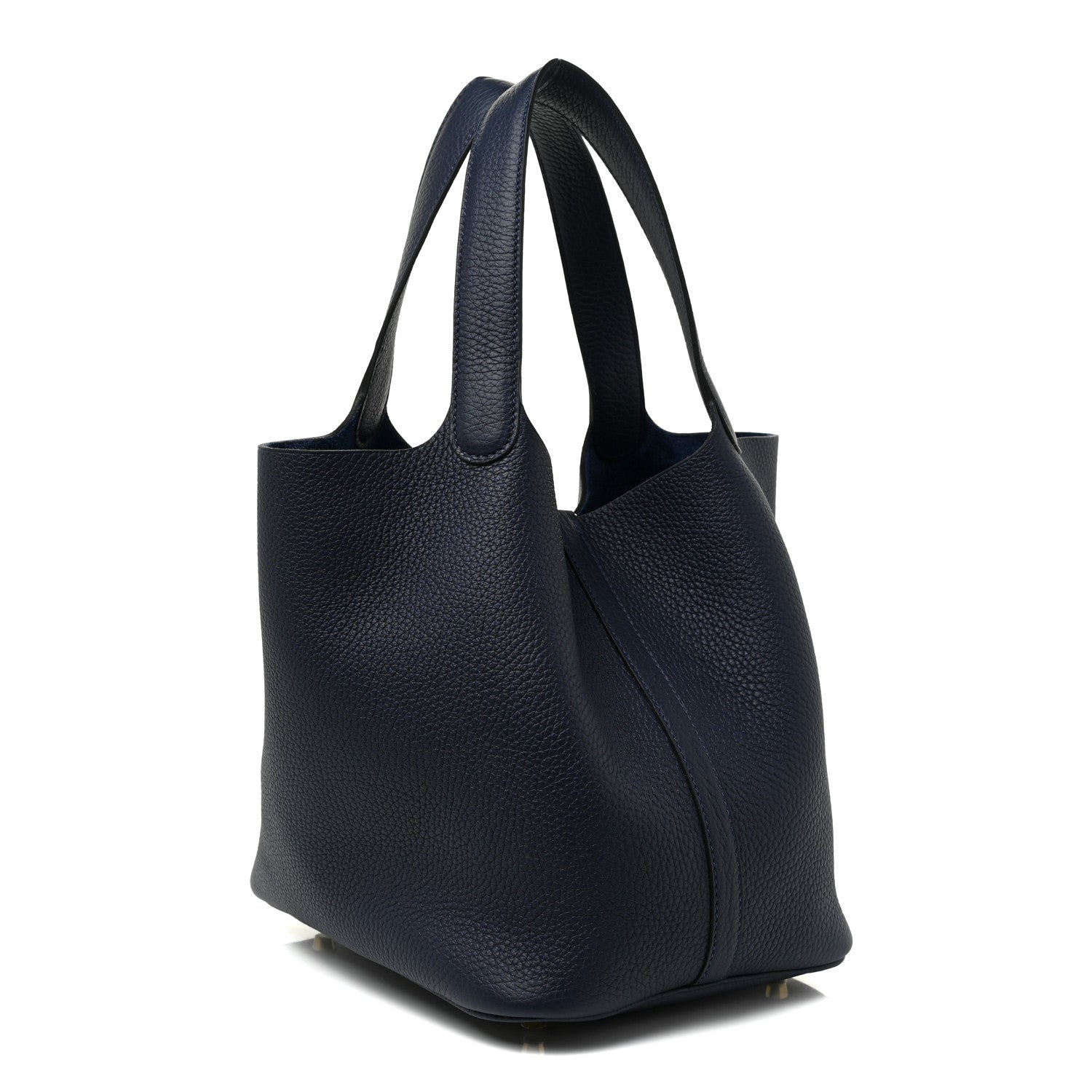 Hermes Taurillon Clemence Picotin Lock 22 MM Bleu Nuit 4 of 18