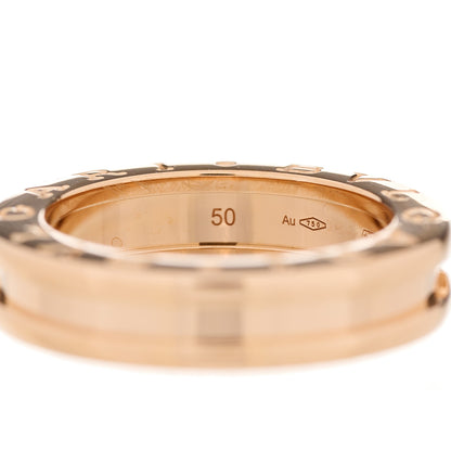 Bulgari 18K Rose Gold B.Zero1 One-Band Ring 50 5.25 3 of 7