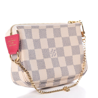Louis Vuitton Damier Azur 2017 Christmas Animation Mini Pochette Accessories 3 of 8