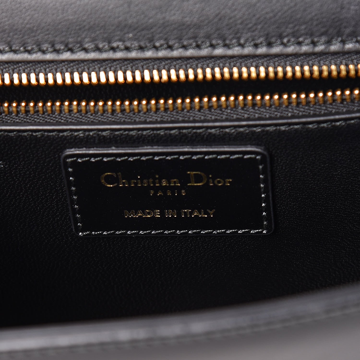 Christian Dior Smooth Calfskin 30 Montaigne Flap Bag Black 8 of 15