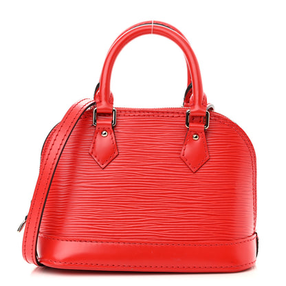 Louis Vuitton Epi Nano Alma Coquelicot 1 of 12