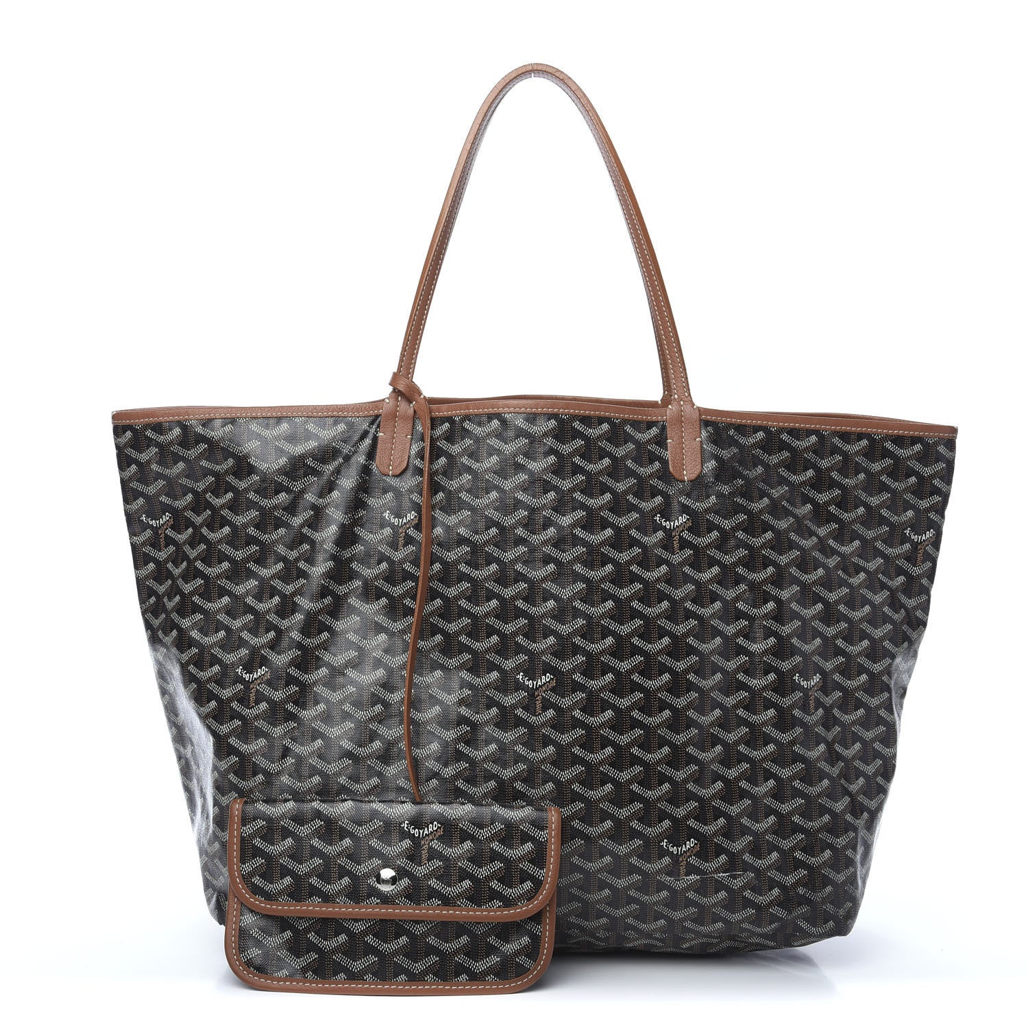 Goyard Goyardine Saint Louis GM Black Gold 1 of 15