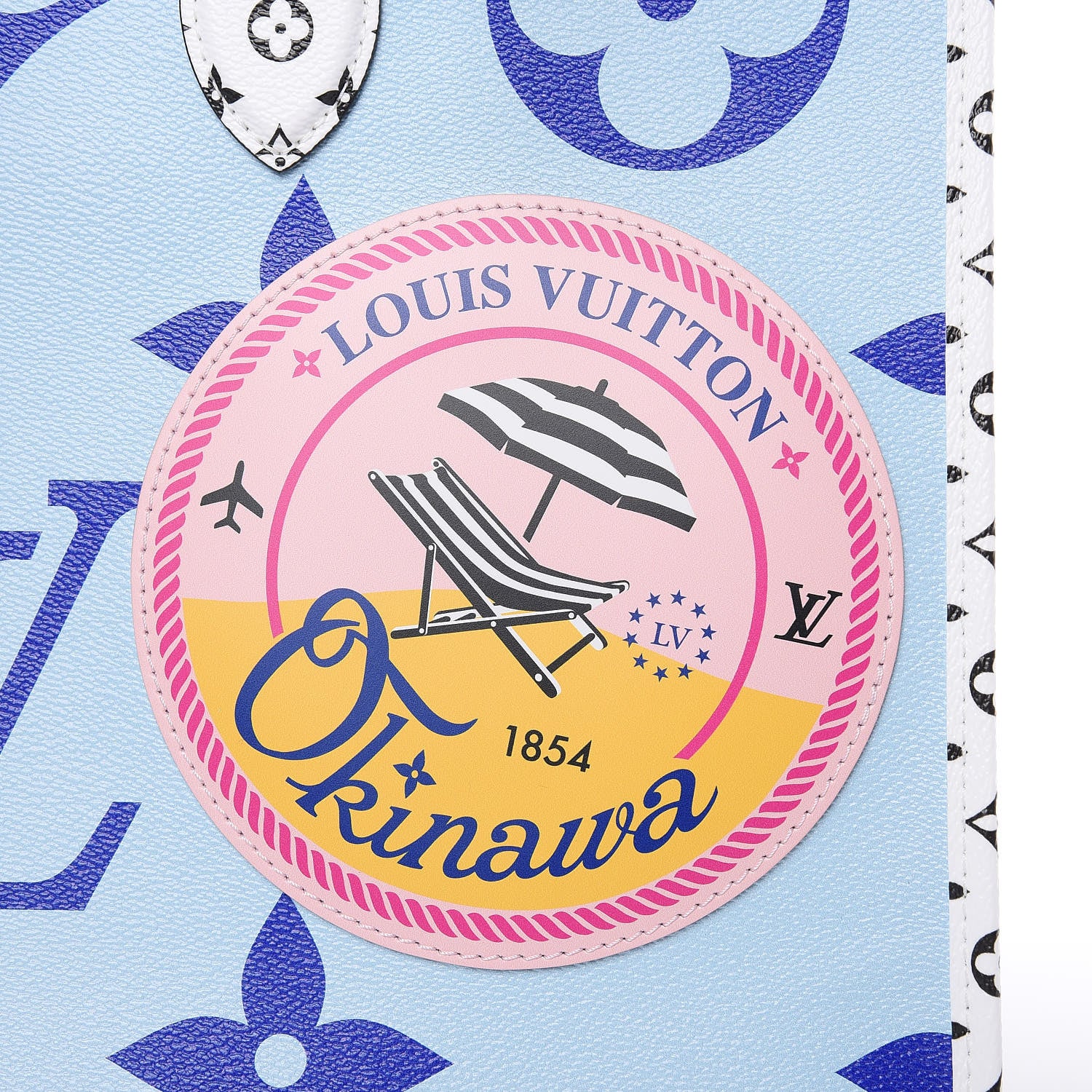 Louis Vuitton Monogram Giant Okinawa Onthego Blue 10 of 10