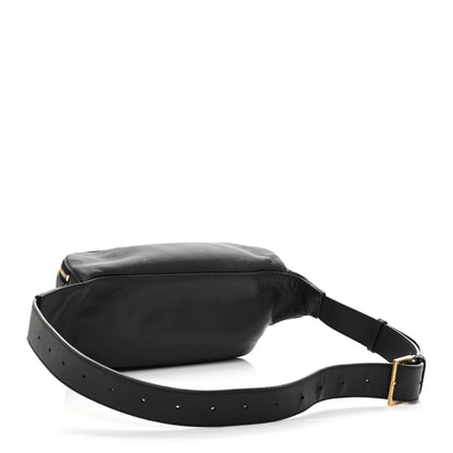 Saint Laurent Grain De Poudre Monogram Belt Bag Black 3 of 12