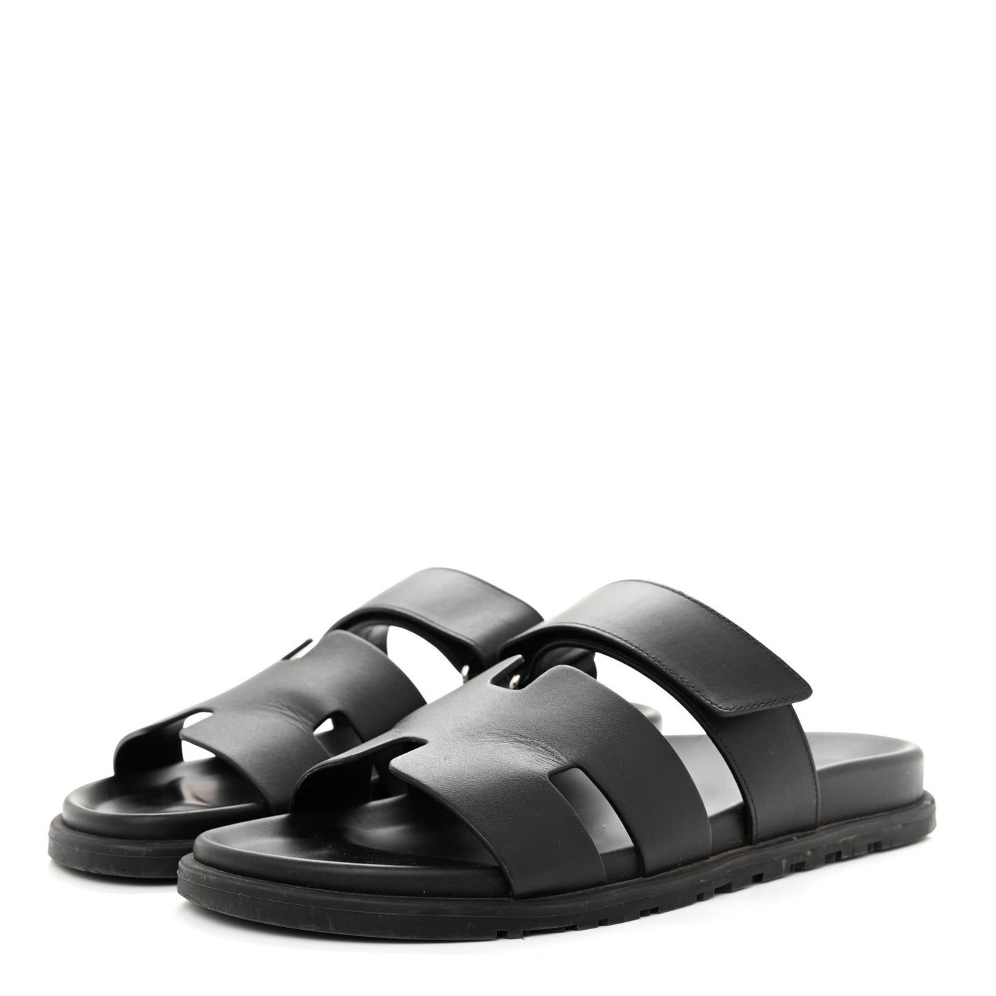 Calfskin Mens Chypre Sandals 42 Black