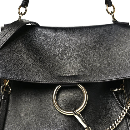 Chloe Calfskin Small Faye Day Shoulder Bag Black 7 of 11