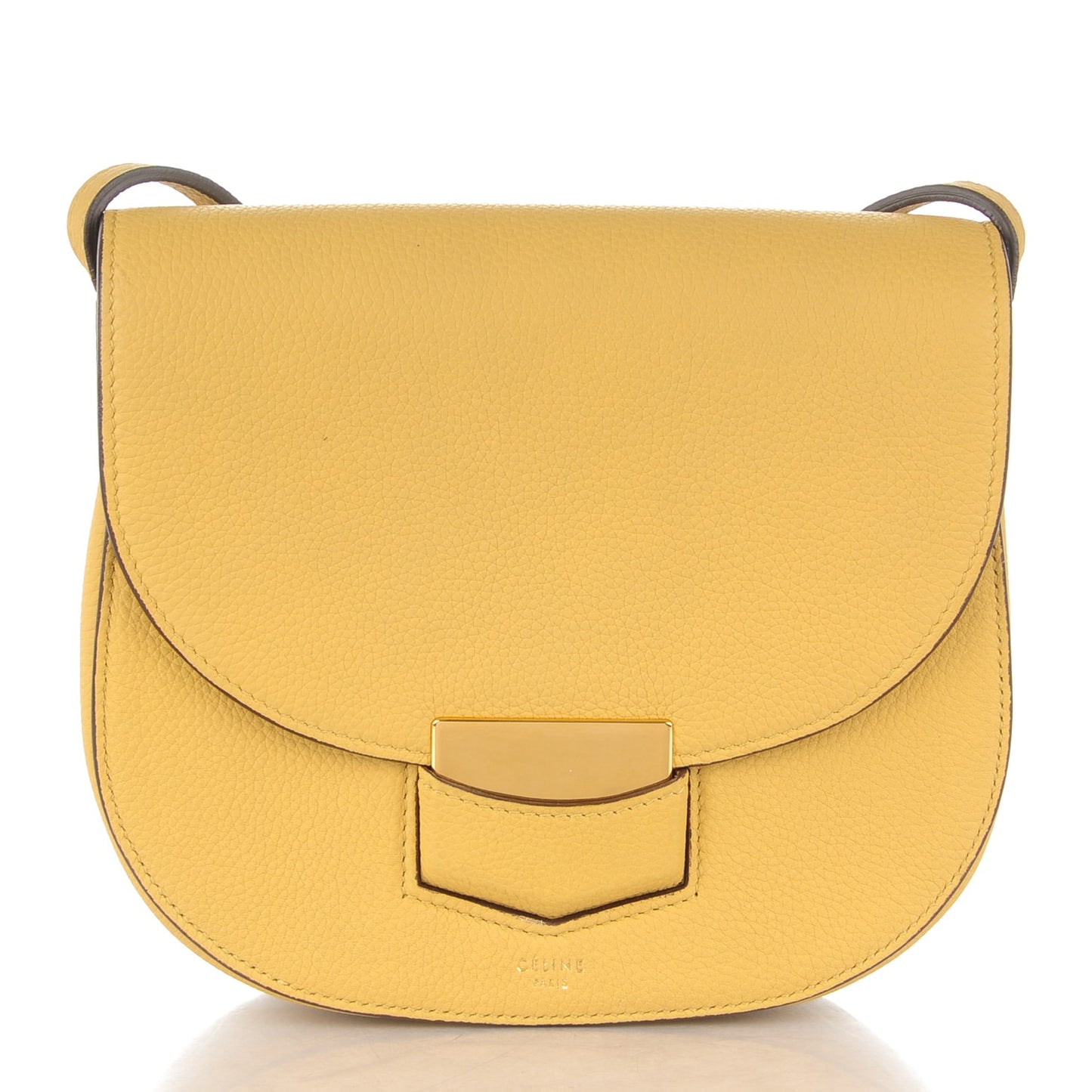Baby Grained Calfskin Small Trotteur Vanilla