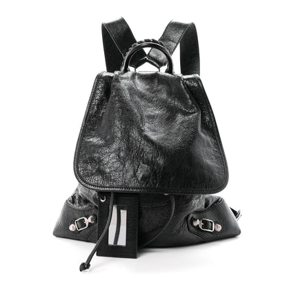 Balenciaga Agneau Giant 12 Silver Hardware S Traveler Backpack Black 3 of 11