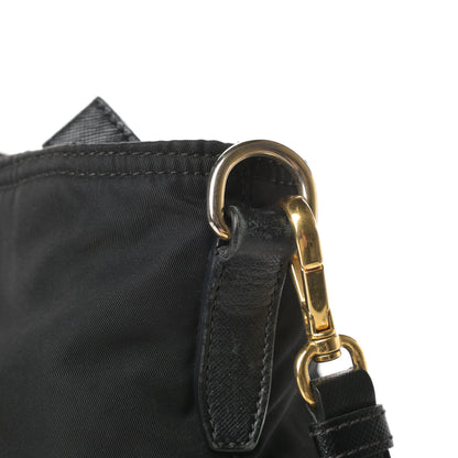 Prada Tessuto Nylon Saffiano Tote Black 13 of 18